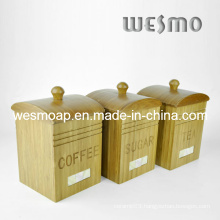 Bamboo Coffee/ Sugar/ Tea Container